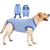 Sychien Dog Recovery Suit Surgery Shirt for Large Female Male,Blue