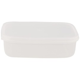 Nagao S-54 Storage Container, Easy to Clean, Square, Polypropylene, 26.9 fl oz (760 ml), Set of 2,