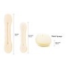 Beaute Galleria Magic 4 Pieces Beige Blonde Foam Sponge Twist