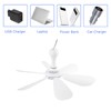 SCOOYEEES USB Powered Ceiling Fan Portable Canopy Fan with ON/OFF