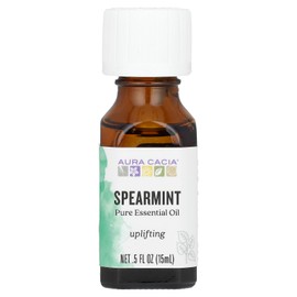 Aura Cacia 100% Pure Essential Oil Animating Spearmint (mentha Spicata) - 0.5 Oz