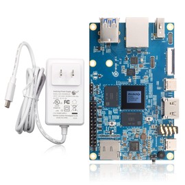 Orange Pi 5 8GB Rockchip RK3588S 8-Core 64 Bit Single Board Computer, Up to 2.4GHz and 8K Video Codec Support Development Board Run Orange Pi/Ubuntu/Debian/Android 12 OS (8GB+ Power Supply)