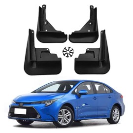 Mud Flaps for 2025 Toyota Corolla Sedan SE LE 2020-2025, Wheel & Tire Splash Guards, Mudflaps for Car, All Weather Tire Protector Splash Guards Mudflaps for Toyota Corolla Exterior Accessories