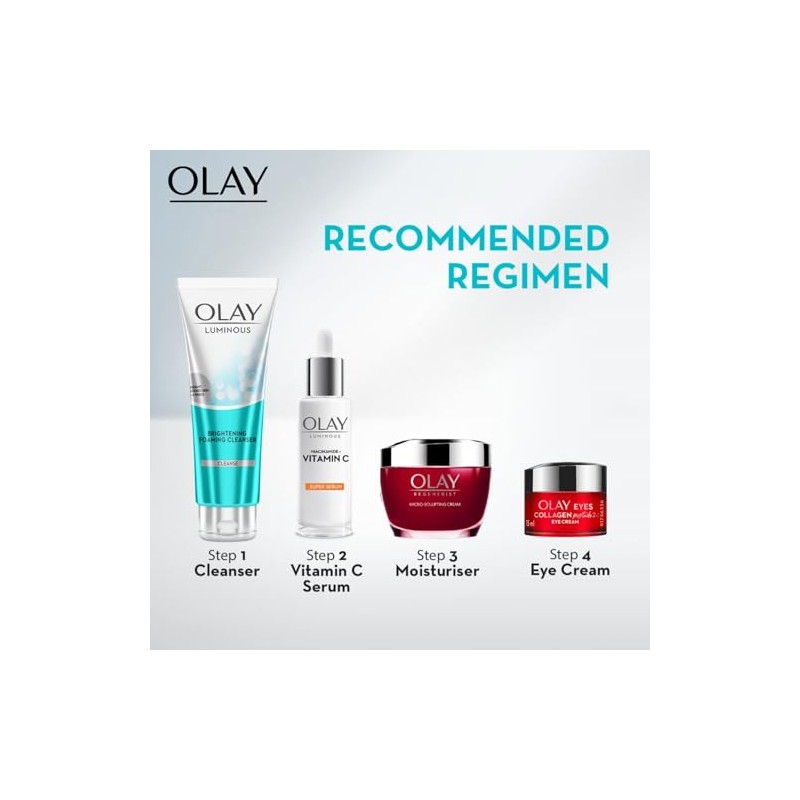 Olay Face Wash: Luminous Brightening Foaming Cleanser, 100 g
