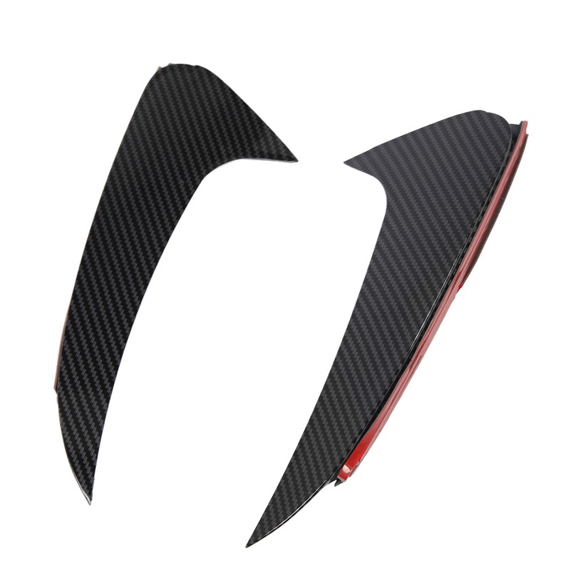 2 Pcs Rear Bumper Spoiler Air Vent Cover Lower Air