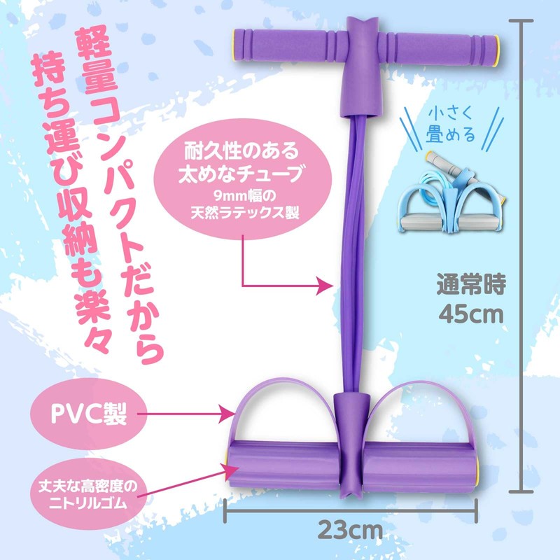 Funriche Training Tube, Muscle Training, Goods, Abs, Back, Muscles, Rubber