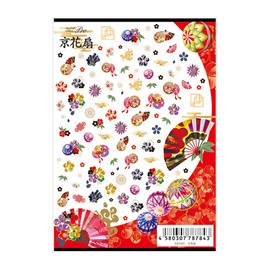 Sha-NailPro Kyohana Fan KKS-001 Nail Sticker