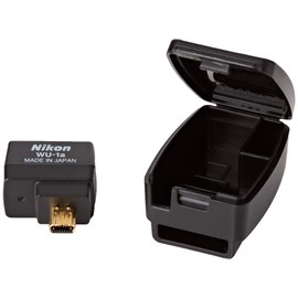Nikon WU-1a Wireless Mobile Adapter 27081 for Nikon Df, Nikon 1 S2, COOLPIX P530, D3300, COOLPIX P7800, COOLPIX P330, COOLPIX A, D7100, COOLPIX P520, D5200, D3200 Base , black