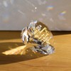 25th Silver Wedding Anniversary Romantic Gifts for Couple, Heart Crystal