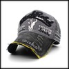 White Fang CA601 Cap, Logo, Distressed Treatment, Hat, Sports, Running,