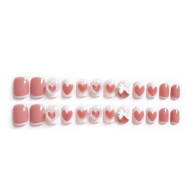 Nail Tip, Popular False Nails, 24 Pieces, Glossy, 3D Nail
