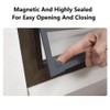 60 * 120CM Removable Magnetic Window Screen Adjustable Polyester Window