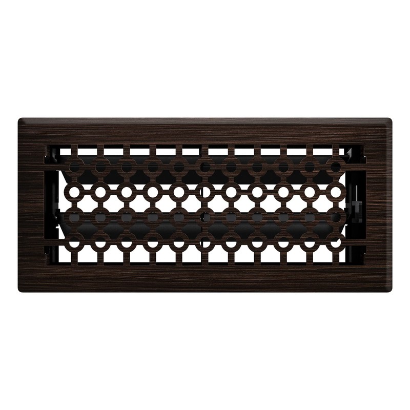 Imperial RG3413 San Francisco Decorative Floor Register, Oil Rubbed Bronze,