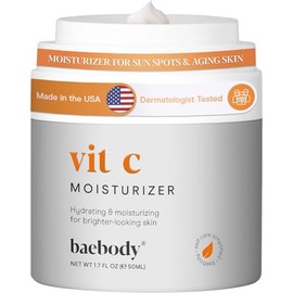 Vitamin C Moisturizer Cream for Face and Eye Area - With Vitamin C, Jojoba Oil, Vitamin E. Fights the Appearance of Wrinkles, Fine Lines, and Age Spot