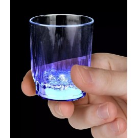 Lecute 10 Vasos Tequileros Luminosos Led Shot Caballito Bar Fiesta