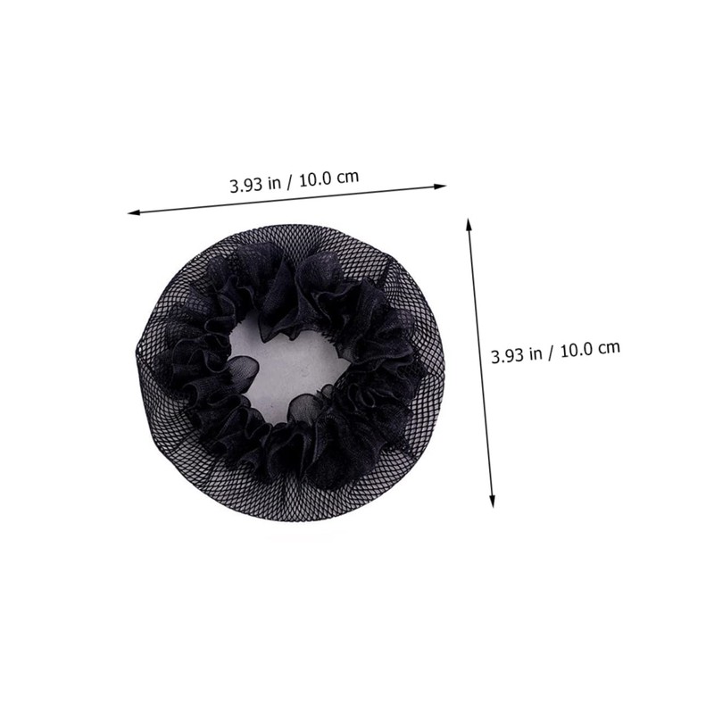 BESTYASH 10 piezas Elástica para Moños Invisible para Cabello de