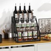 Vantimo Coffee Syrup Rack Organizer, 3 Tier Countertop Storage Shelves,