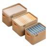 Juego De 3 Cajas De Almacenamiento De Tela Plegables