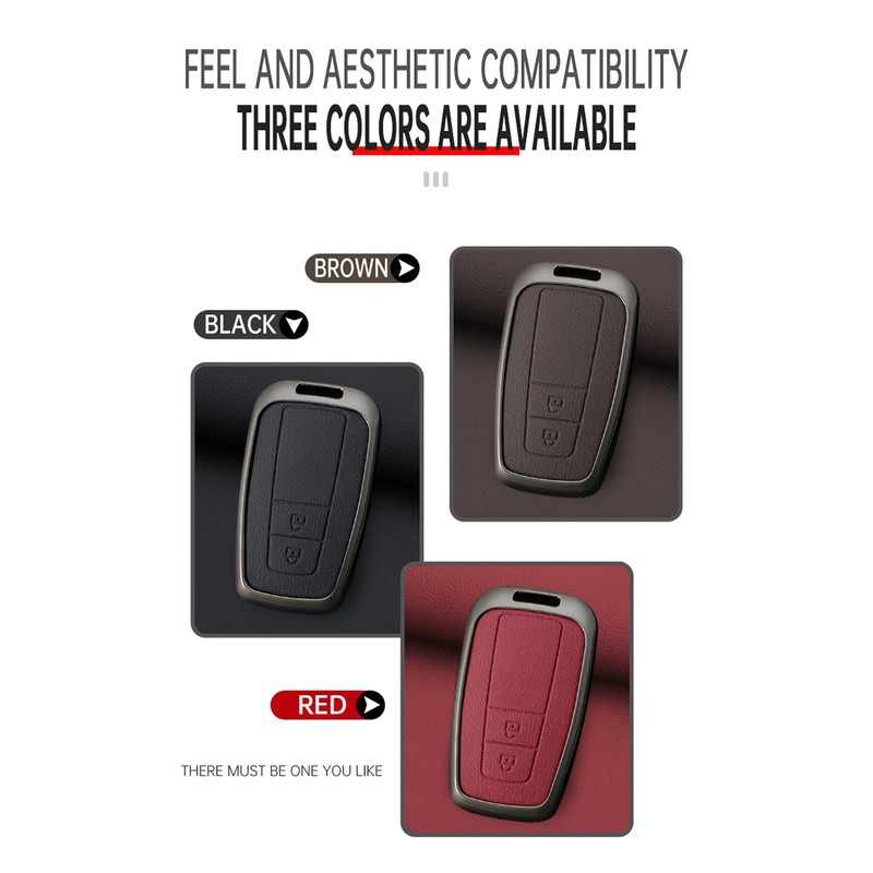 ontto 2 button Key Fob Cover Fit for Toyota 86