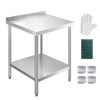 HXCFYP NSF Stainless Steel Table for Prep & Work with