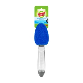Scotch-Brite Non-Scratch Dishwand, Scrubber for Cleaning Kitchen, Bathroom, and Household, Non-Scratch Dish Scrubber Safe for Non-Stick Cookware, 1 Dishwand