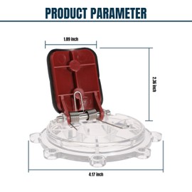 NuFlySic 1 Pcs Pool Check Valve Cover Replace 7056 7512 7235 7511 Fit for Zodiac for Jandy Spring Check Valve with Flapper Assembly, 1132 O-Ring, 7304 Pin, 7236 R-ev Cover, 7302 Spring