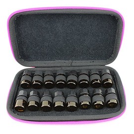 Soothing Terra Essential Oils Case - Holds 16 2ml Bottles (Tan)