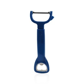 Multifunction Kitchen Tool, 3-in-1 Vegetable Peeler Corkscrew and Beer Bottle Opener, Stainless Steel