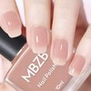COSMOO Begie Nail Polish, 10ml Nude Quick Dry Nail Lacquer,