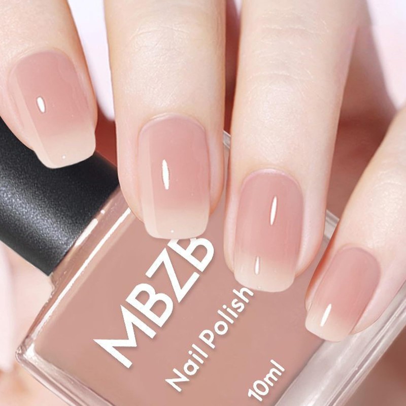 COSMOO Begie Nail Polish, 10ml Nude Quick Dry Nail Lacquer,