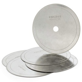 JINGLING 6" inch Diamond Lapidary Saw Blades Super-Thin Rim 0.36mm Pack of 5Pcs
