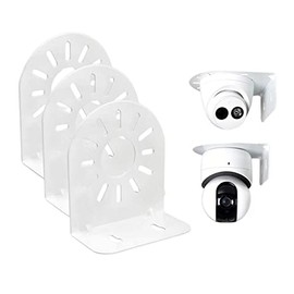 3-Pack Security Camera Mount Bracket, Wall Mount Bracket for Dome Cameras,Floating Wall Shelves,Small Wall Shelf for Security Cameras, Baby Monitors, Speakers
