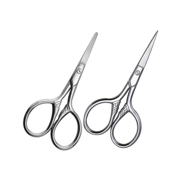 Mikinona Professional Eyebrow Grooming Scissors Small Scissors Beard Trimmer Set