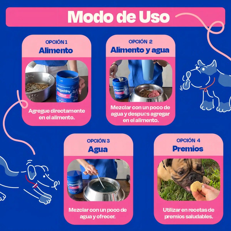 Dogelthy Gastro Aid Probioticos Para Perros en Polvo 270 gr