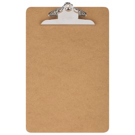 Läufer 56120 Clipboard, A4, Wood, Hardboard, Writing Board with Butterfly Clip, 33.5 x 21 x 0.3 cm (without Clamp)