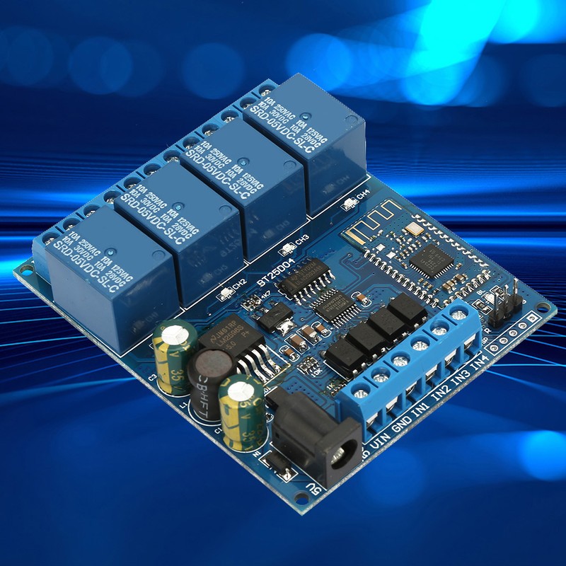 4 Channels Multifunction Control Module Phone Wireless Relay Module Compatible