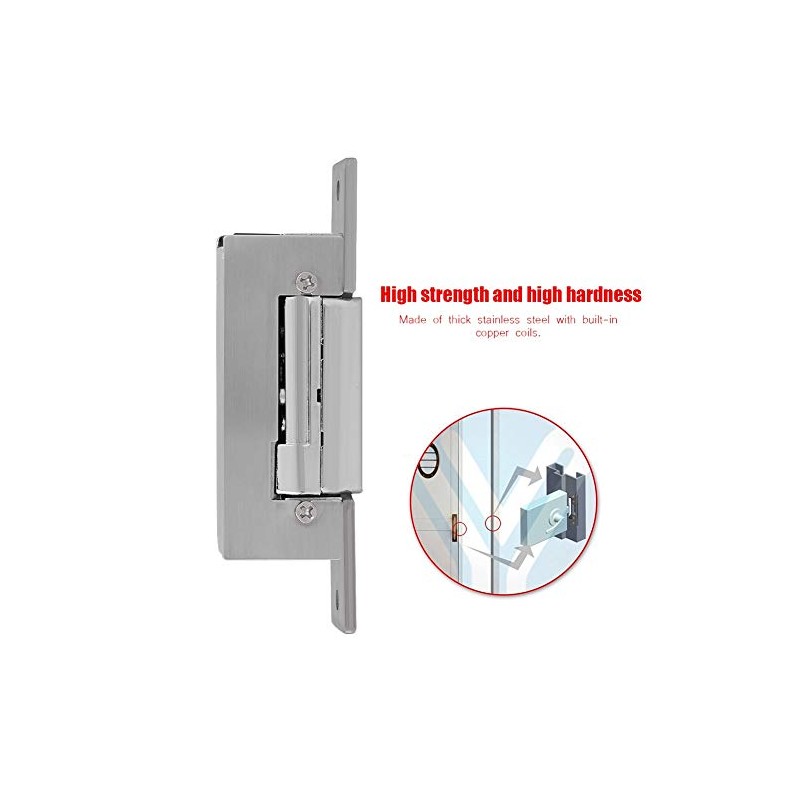 Sonew 12V Adjustable Narrow-Type Electric Strike Door Lock Double Unlock