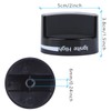 W10339442 Gas Stove Knobs, Cooktop Surface Burner Control Knobs Black