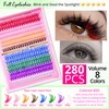 Lash Clusters Kit DIY Lash Extension Kit 3D Effect Cluster