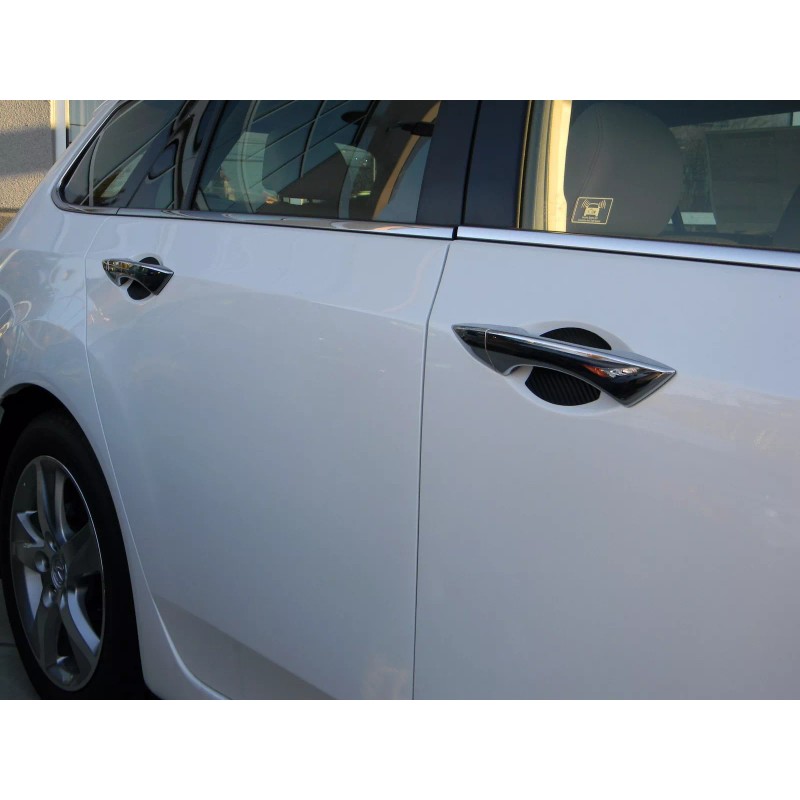 Cupeez Carbon Fiber Door Handle Scratch Protector Guard Trim Fits