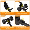 Dumbbell Barbell Converter Bar, Adjustable Weight Dumbbell to Barbell Converter,