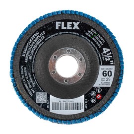 FLEX 4-1/2-inch 60 Grit Blending/Grinding Flap Disc, Type 29 - FA302005