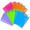 Clipboards, HERKKA 15 Pack Plastic Clipboards Low Profile Clip Standard