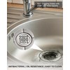 iVIGA Commercial Sink Drain: 3-1/2" Sink Opening Waste Drain Valve