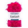 Estako Eyelash, 100% Polyester Yarn, Soft, Fuzzy for Crochet and