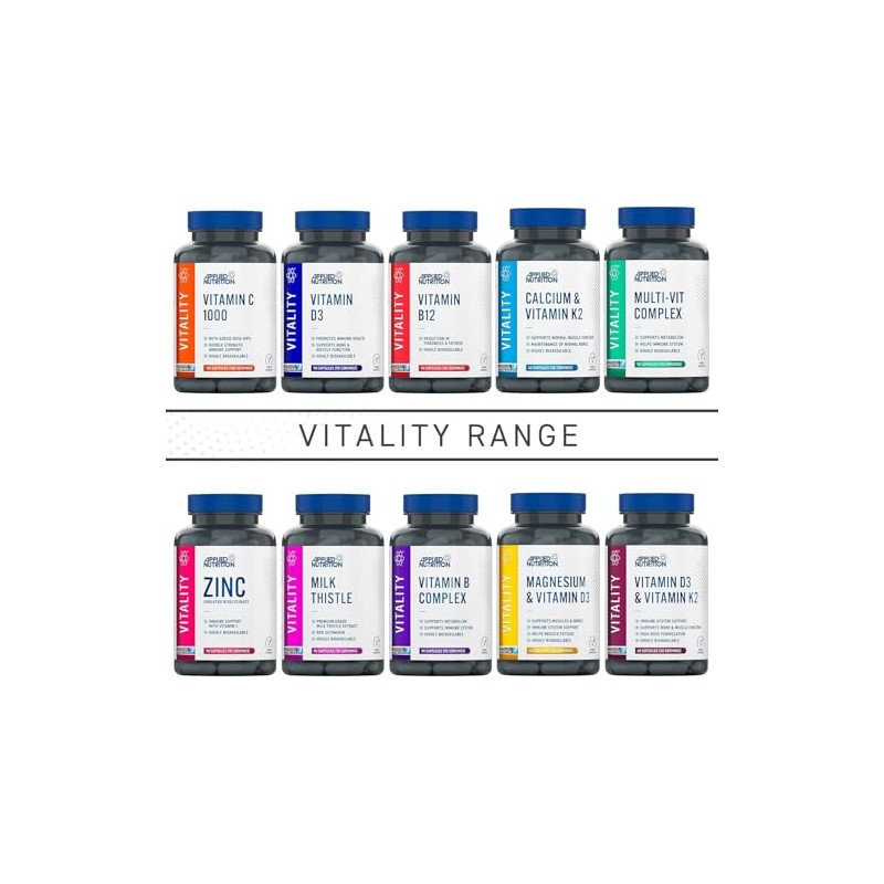 Applied Nutrition Vitamin D3 3000 IU | 75µg High Strength