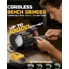 Ecarke 3" Mini Bench Grinder Compatible with Dewalt 20V (Tool