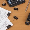 170 Pcs Binder Clips Assorted Sizes, Black Large, Medium, Small