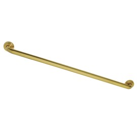 Kingston Brass DR214367 Milano 36-Inch x 1-1/4-Inch O.D, 36 Inch Decorative Grab Bar, Brushed Brass