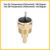 REPAIROCK Universal Automotive Radiator Engine Cooling Fan Temperature Thermostat Sensor